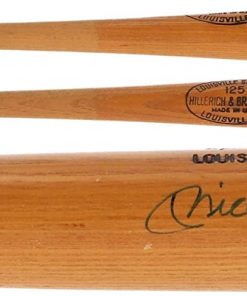 B08VKSTGKP Mickey Mantle New York Yankees Autographed Hillerich & Bradsby Bat with"NO. 7" Inscription - JSA Z01803 - Autographed MLB Bats