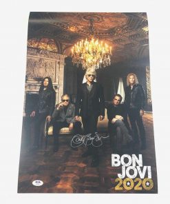 B08WSHSBHC Authentic Autographed Jon Bon Jovi 13X19 Poster PSA/DNA Bon Jovi 2020