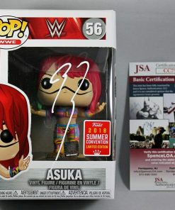 B08WRHSFCH Asuka Signed 2018 Summer Convention Exclusive WWE Funko Pop Vinyl Figure w/JSA COA