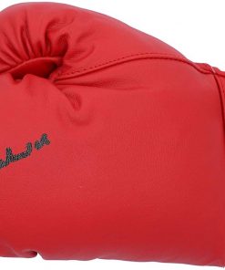 B08WHMM8LS Muhammad Ali Autographed Red Everlast Boxing Glove - BAS - Autographed Boxing Gloves