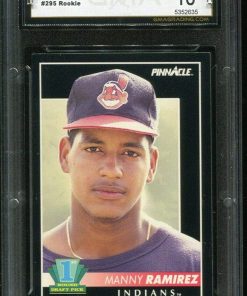 B08S1S33CW 1992 PINNACLE # 295 MANNY RAMIREZ RC SHARP GMA 10 GEM MINT J2M001