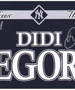 B08VLBZJKV Didi Gregorius New York Yankees Autographed Player-Issued #18 Navy Nameplate vs. Seattle Mariners on June 21, 2018 with"Player Issued 6-21-18" Inscription - MLB Autographed Game Used Bats