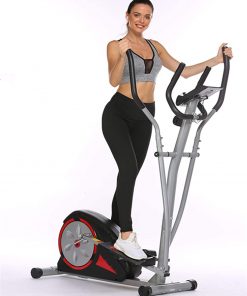 B08RZ1J391 Fast88 Elliptical Machine Fitness Workout Cardio Training Machine, Magnetic Control Mute Elliptical Trainer with LCD Monitor, Elliptical Machine Trainer