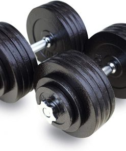 B0087T8UOE One Pair of Adjustable Dumbbells Kits-200lbs(2x100lbs)