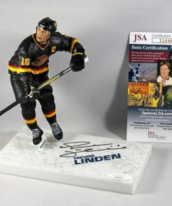 B08T71VZJM Trevor Linden Signed Vancouver Canucks NHL Series 17 McFarlane Figure w/JSA COA