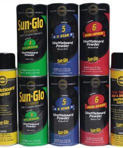 B005ORK4Z0 Sun Glo Shuffleboard Performance Sampler Pack - For 9ft to 12ft Tables