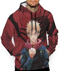 B08S7PZDK7 Tiyole Anime Jujutsu-Kaisen 3D Printed Fans Custom Life Men's Hoodie Sweatshirt