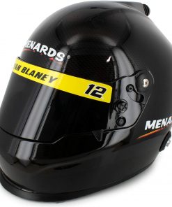 B08V45Y8DV BrandArt Ryan Blaney Full Size Menards Collectible NASCAR Replica Helmet