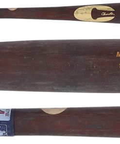 B08VQH3FCC Scott Kingery Philadelphia Phillies Game-Used Maroon Chandler Bat from the 2019 MLB Season - AA0045695 - MLB Game Used Bats