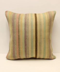 B08X7D7FKN 24x24 inches Stripe Vintage Kilim Pillow Cover Big Square Ethnic Sofa Cushion Accent Pillow Throw Pillow