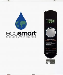 B002635ODW EcoSmart ECO 27 Electric Tankless Water Heater, 27 KW at 240 Volts, 112.5 Amps with Patented Self Modulating Technology,White