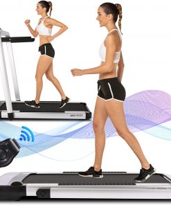 B08T88L61X ANCHEER Home Treadmill,2.25HP 2 in 1 Folding Treadmill,Under Desk Electric Treadmill with APP, Remote Control and LED Display, Jogging Walking Exercise Fitness Machine for Family & Office Workout