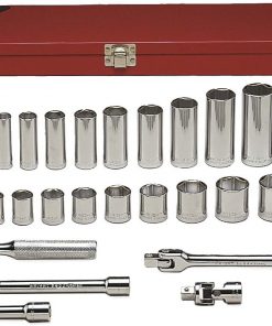 B002GJZACQ Wright Tool 339 3/8" Drive, 6 Point Standard and Deep Socket Set (31-Piece)