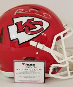 B08VRN5WNZ Patrick Mahomes Kansas City Chiefs Signed Autograph Authentic On FIeld Speed Proline Full Size Helmet Fanatics Certified