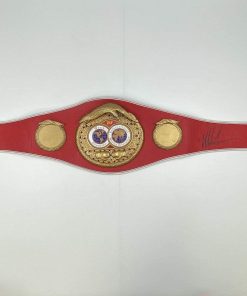 B08RMPPWRQ Autographed/Signed Mike Tyson IBF Red Boxing Replica Championship Belt Athlete Hologram COA