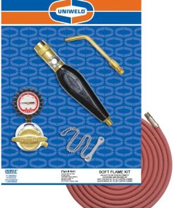 B008BH5TSM Uniweld K41 Air/Acetylene Soft Flame Kit for B Tank with TH9 Handle and S23 Screw Connect Tip