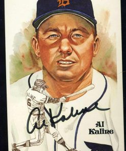 B08SVRQJLH Al Kaline JSA Coa Autograph Hand Signed Perez Steele Postcard