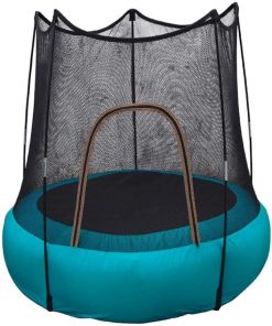 B08VS19PTR Inflatable Trampoline Children Trampoline Outdoor Children's Play Trampoline Full Size Backyard Trampoline with Safety Net Enclosed Trampoline for Kids Teen Adult Indoor Outdoor Trampolines