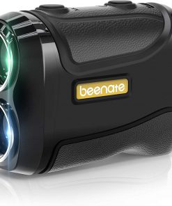 B08SBZYGVM Beenate Laser Rangefinder for Golf & Hunting, Range Finder with Slope On/Off, Flag-Lock Vibration, 650 Yards Range, 6X Magnification - Golf Rangefinder Includes Battery & Carrying Pouch