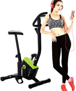 B08TQF9DRS Haieshop Exercise Bike Exercise Stationary Bike with LCD Monitor Cycling Machine Workout Training