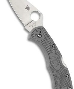 B003CH3V5E Spyderco Delica 4 Lightweight 7.15" Signature Folding Knife with 2.90" Flat-Ground Steel Blade and High-Strength FRN Handle - PlainEdge Grind