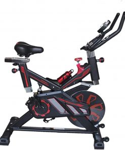 B08TTQPZ4W Haieshop Exercise Bike Direct Belt Driven 15kg Flywheel Magnetic Resistance Adjustable Seat LCD Displays with Low-Noise Belt Drive System