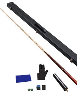 B08WX373Q5 XYNH Snooker Cue with Extension Accessories, Pool Cues 147cm / 58 Inch, 3/4 Jointed Snooker Billiard Pool Cue, Hard Case/Bag to Choose