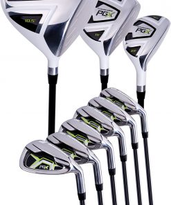 B007LO34HO Pinemeadow Men's PGX Golf Set-Driver, 3 Wood, Hybrid, 5-PW Irons (Right Handed, Regular Flex)