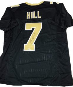 B08W2LT6G2 Authentic Autographed Taysom Hill New Orleans Black Football Jersey ~ Beckett