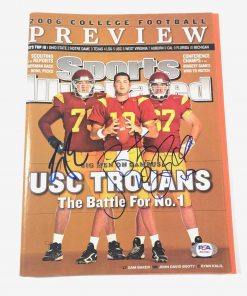 B08WLW3VH2 Authentic Autographed Sam Baker John Booty Ryan Kalil Si Magazine PSA/DNA Usc Trojans Autograph