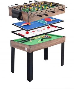 B08VJDKMT6 Haieshop Foosball Table Multi-Function 4 in 1 Steady Combo Game Table Hockey Table Soccer Table Pool Table (Color : Multi Game Table)