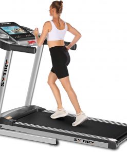 B08W352ZRJ sytiry Home Treadmill with Large 12" Touchscreen and WiFi, YouTube, Facebook and More, 3.25hp Folding Treadmill, Cardio Fitness Exercise Machine for Walking, Jogging, and Running.
