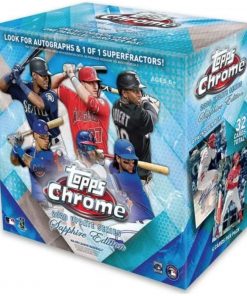B08VWMX878 Topps MLB Chrome Updates Sapphire Baseball Trading Card Box