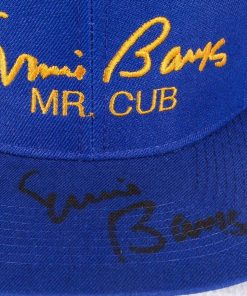 B08W2HTFKL Authentic Autographed Ernie Banks Mr. Cub Hat (JSA) 512 MLB Home Runs Hall Of Fame 1977