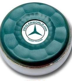 B008U9RBBY Zieglerworld Table Large Shuffleboard Puck Weights - 4 Pucks - Teal Colors + Booklet