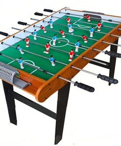 B08VGRG6R5 Wooden Foosball Table with Legs, Free Standing Football Table, Table Top Soccer Game, for Adults and Kids, for Game Room & Family Game Night