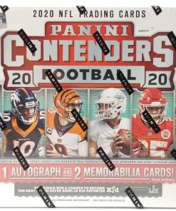 B08T6VYP6L 2020 Panini Contenders Football MEGA box (112 cards/box) 1 Autograph, 2 Memorabilia Cards