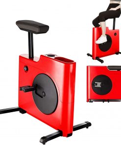 B08TC688WL Indoor Cycling Bike Mini Magic Box Exercise Bicycle Burning Calories Cardio Workout Free Hands No Tools Required Foldable Bicycle for Home Office Use