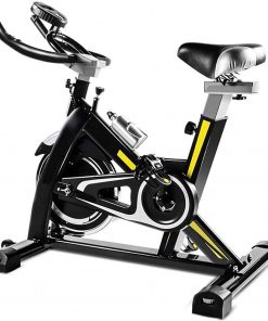 B08TTJYXPP Haieshop Exercise Bike Indoor Cycling Stationary Bike Adjustable Handlebars and Seat Heart Rate Sensors