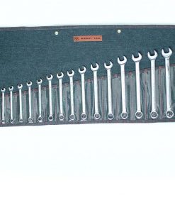 B0051VCU74 Wright Tool 958 Full Polish Metric Combination Wrenches 7mm - 24mm (18-Piece),Silver