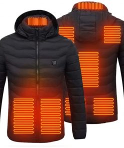 B08SC72HLY BOTOP Heated Jacket, Winter Outdoor Soft Shell Electric Heating Coat for Women Men (Battery Not Included)