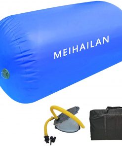 B08S7BVKWW Gymnastics Mats Gymnastics Barrel Air Roller Inflatable Tumbling Mat Tumble Track Air Floor with Pump Gymnastic Equipment for Home Use Training Cheerleading Water Acrobatics