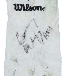 B08VGYPK6X Carson Wentz Philadelphia Eagles Autographed Game-Used White QB Towel vs. Seattle Seahawks on November 24, 2019 - Game Used Sideline Gear
