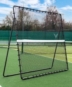 B0040BJENE RapidFire Mega Tennis Rebounder | Groundstroke & Volleying Practice (Small Or Large) | Solo Tennis Trainer | Tennis Practice Rebounder | Tennis Net for Training