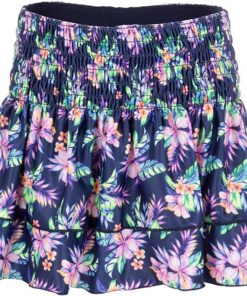 B08V5JF2ZL Lucky In Love Girls` Smocked Tennis Skort ()