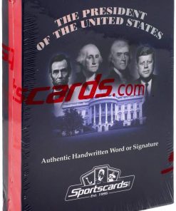 B08TY6HT8K The President of the United States A Word From The President Trading Card Box 1 Autograph and 1 Relic Bush, Clinton, Donald Trump, Joe Biden