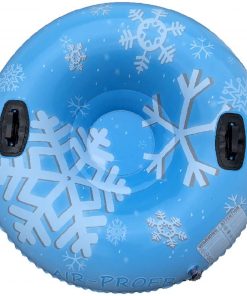 B08SM968CG Snow Tube for Winter Fun Inflatable 39 Inch Heavy Duty Snow Sleds for Kids and Adults Inflatable Snow Tube Heavy-Duty Snow Tube for Sledding Heavy Duty Winter Toy