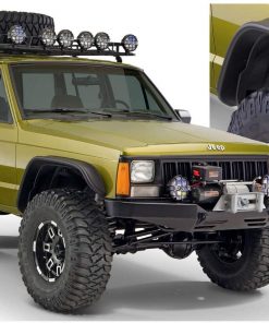 B003VR4CG2 Bushwacker 10922-07 Jeep Flat Style Fender Flare - Set of 4