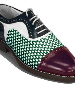 B08WCT2J1Y ATELIER GUAROTTI Handmade Italian Men Golf Shoes - Spikes - Bespoke - Morfontaine