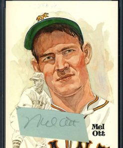 B08SVK9SY3 Mel Ott PSA DNA Coa Autograph Hand Signed Perez Steele Cut Postcard